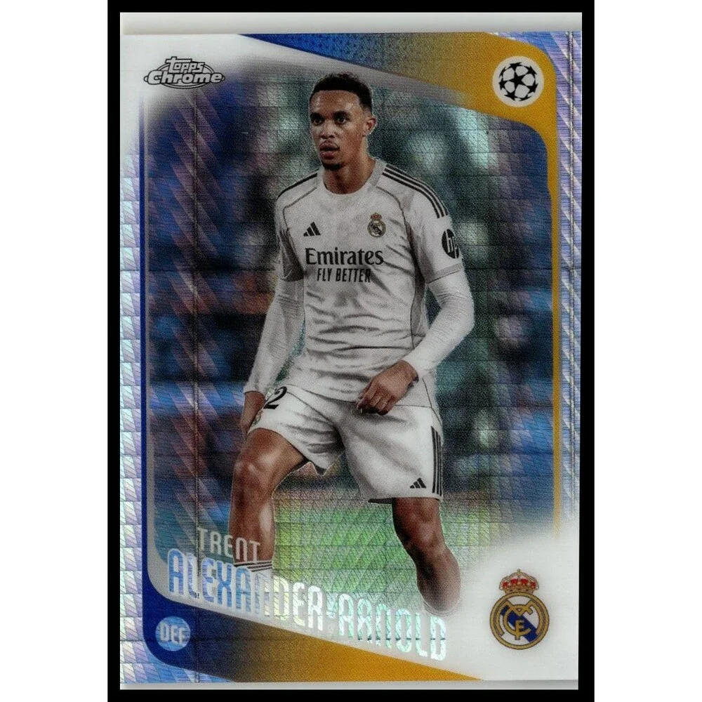 2025-26 Topps Chrome UEFA Trent Alexander-Arnold #141 Madrid CF Pulsar Refractor